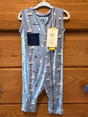 Kyte Baby Vintage Boats Romper -NWT⛵️4T